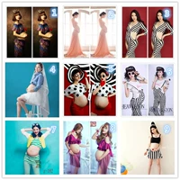 Chụp ảnh áo bà bầu 2018 cho bà bầu Ảnh quần áo đẹp nhỏ cá tính mang bầu mới chụp ảnh chủ đề quần áo đầm bầu thời trang