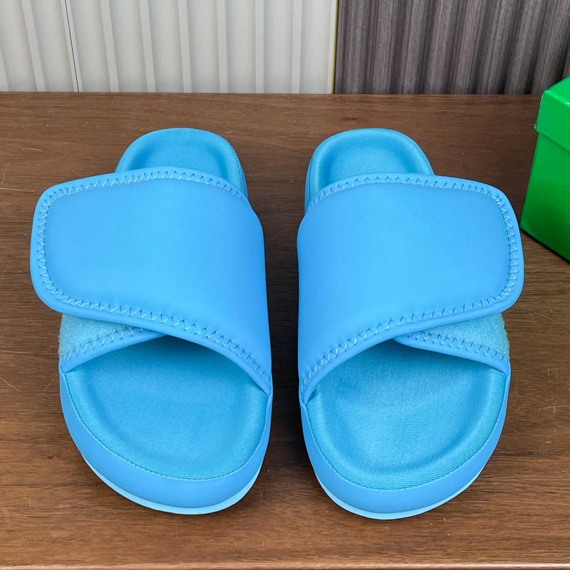 Kanye Yeezy Men's Genuine Leather Breathable Spring/Summer New Thick-Soled Velcro Slip-On Slippers Kanye Yeezy Men's Genuine Leather Breathable Spring/Summer New Thick-Soled Velcro Slip-On Slippers
