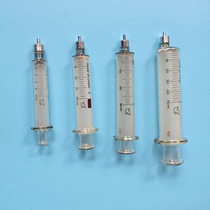 Low-priced sales of veterinarian animal materials Bayi stock glass syringe glass needle tube copper head