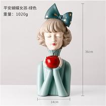 Popular wine cabinet decorations ornaments living room wine cabinet European storage rack plastic crafts V porch TV cabinet home