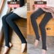 Quần legging Nam Cực cộng với quần nhung dày mùa thu và mùa đông ấm siêu dày màu xám xám cà phê đáy đáy mặc tất quần trẻ em