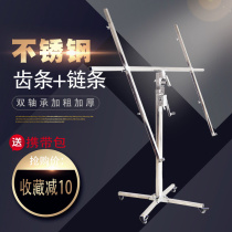  All-steel woodworking decoration hand screw lift gypsum board ceiling artifact lifting mobile platform hoist