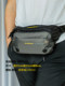 New sports waist bag, running mobile phone bag, waterproof trendy brand crossbody bag, multi-functional travel nylon lightweight chest bag for men