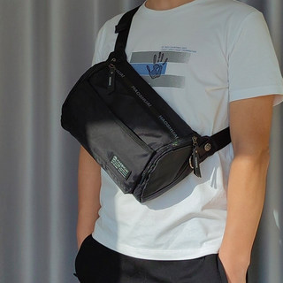 New Outdoor Sports Large-Capacity Waist Bag Oxford Cloth Mountaineering Waterproof Multi-Functional Crossbody Bag Wear-Resistant Fashionable Chest Bag