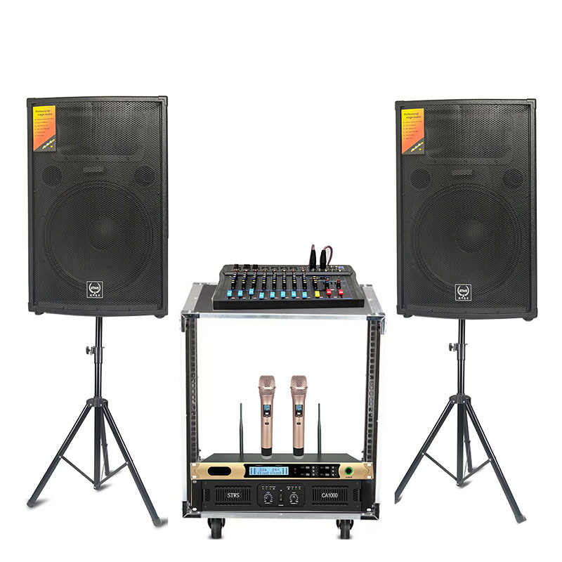 High-Power Professional Stage Audio Set 12/ 15inch Ktv Conference Outdoor Square Wedding Dance Performance Speakers