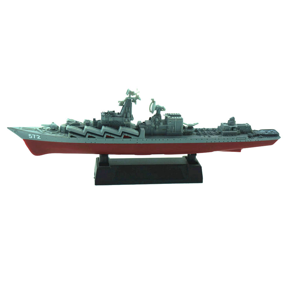 1:1200 Moscow's guided-missile cruiser 4D warships assembled ship model military model DIY sand-disc pendulum