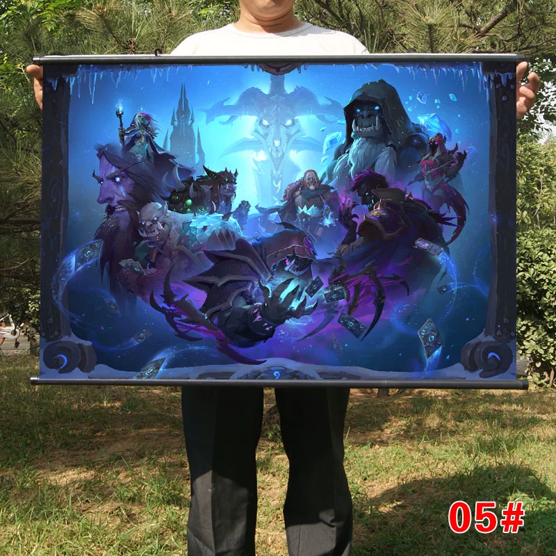 Hearthstone huyền thoại poster tranh Hearthstone huyền thoại Frozen Throne trò chơi poster hình nền bức tranh Trò chơi - Game Nhân vật liên quan