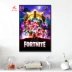 Pháo đài đêm xung quanh trò chơi Poster tranh Fortnite Vải trang trí trò chơi Bộ sưu tập Quà tặng Treo tranh - Game Nhân vật liên quan Game Nhân vật liên quan