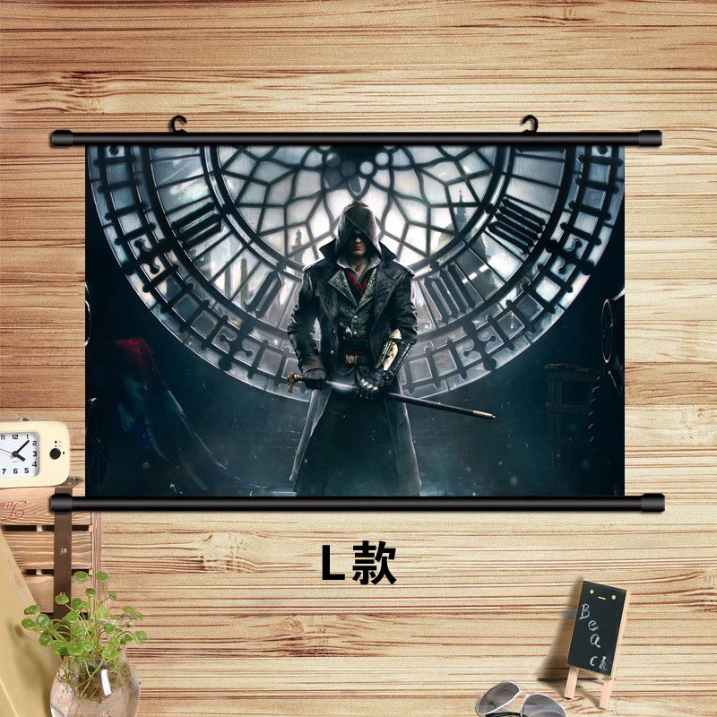 Assassin Creed Yuxiong Trò chơi cách mạng Treo Nguồn gốc của Assassin xung quanh Poster Internet Cafe Tranh trang trí 02 - Game Nhân vật liên quan