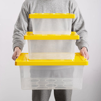 Japanese building block containing box classified box mounted toy small grain parts divided by a transparent split and assembled finishing box