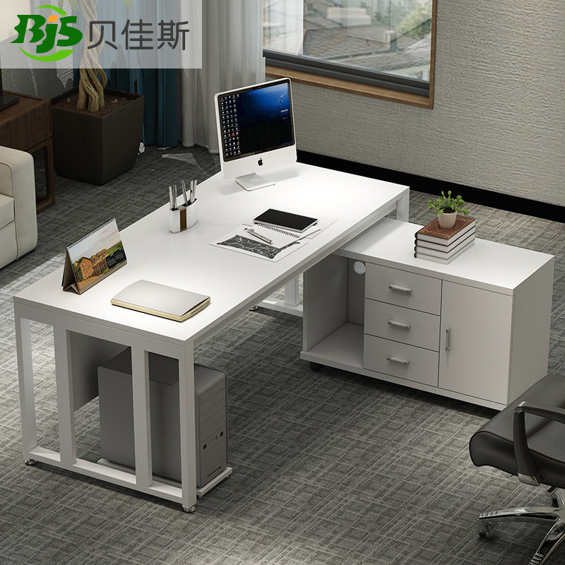 Office boss desk simple modern executive desk fashion manager supervisor desk executive desk atmosphere single boss desk and chair