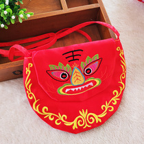 Infant Tiger Small Satchel Chinese style men and women baby National Small backpack New year old baby festive supplies