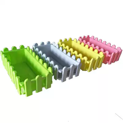 Fence Basin fence pot rectangular plastic flowerpot extra-large vegetable flowerpot balcony flowerpot wholesale color fence pot