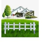 Ограждение из ПВХ, вилла