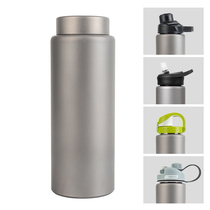 MySolo direct store V660 pure titanium double vacuum insulation pot thermos cup titanium cup titanium kettle large capacity