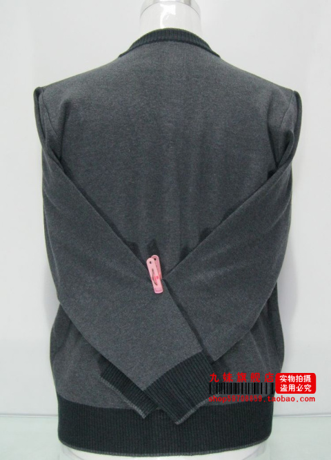 Áo len mới mùa thu và trung niên áo len nam len dày áo len nam cổ chữ V áo len cardigan - Áo len áo nam đẹp