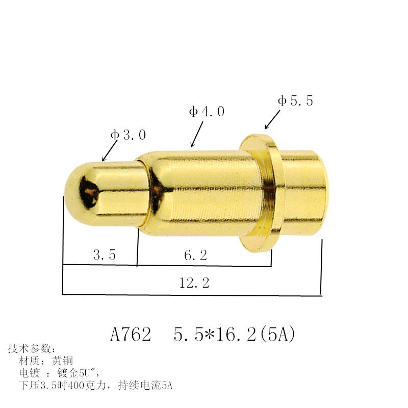 Pogopin Spring Needle Battery Connector Test Probe Dual-head Needle Positioning Needle Testing Needle