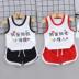 Childrens vest bộ mùa hè bé mùa hè quần áo mỏng bé quần short hai mảnh cặp anh trai và em gái trang phục 1-5. 