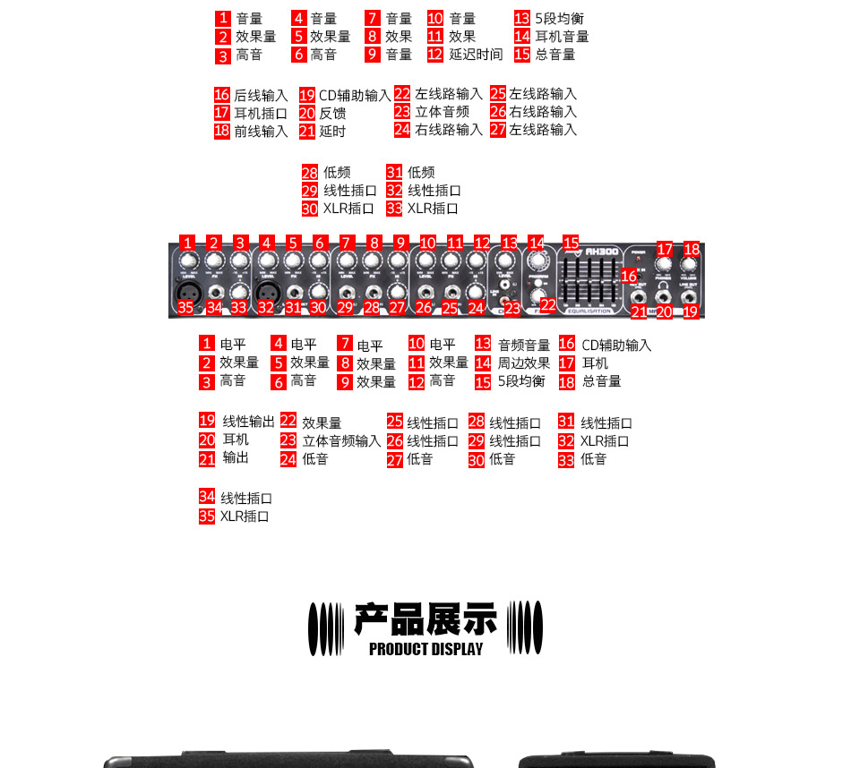 Màn hình đa chức năng Lenny Laney loa guitar bass bass bàn phím âm thanh AH40 / 80/150/300 - Loa loa loa acnos cs450