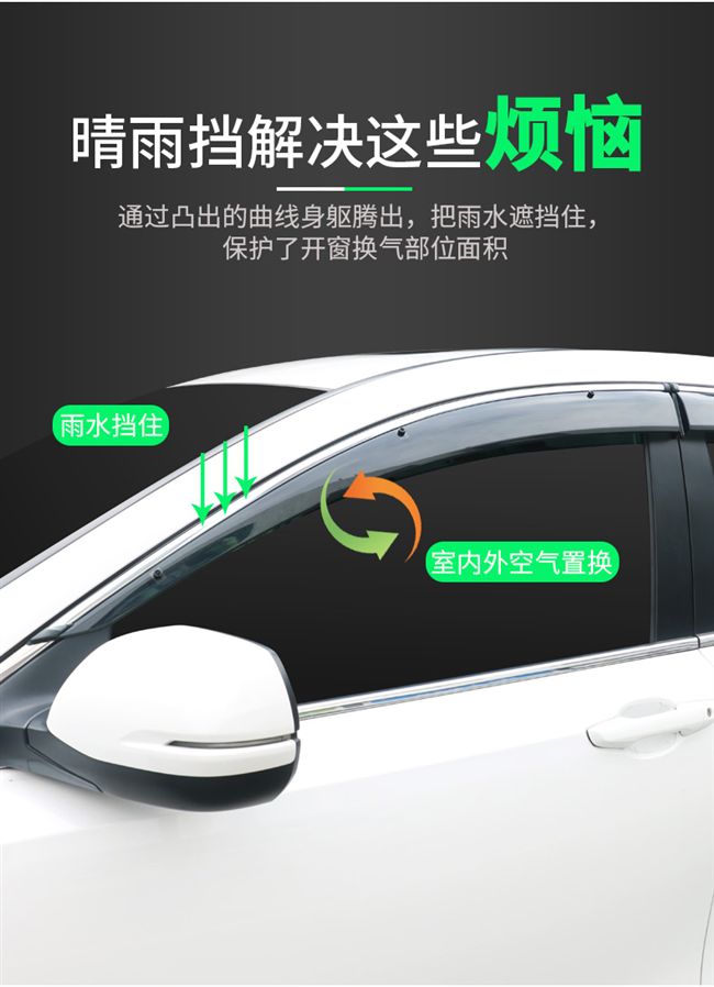 Hot 18 Honda CRV visor Crown Road 12-18crv chuyên dụng lông mày mưa che nắng cửa sổ xe miếng dán gương chiếu hậu
