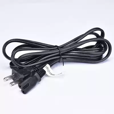 10A125V charger eight character head power cord audio copper core 2 hole Plug 1 8 m