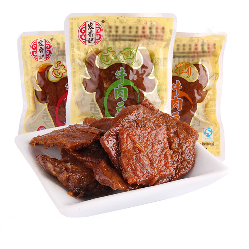 Macro Notes Hands Torn Beef Bean Preserved Beef Sandwich Vegetarian Meat Beans Dry Casual Snacks 500g