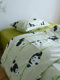 Cute pure cotton quilt cover single piece single 1.5 double 2 meters quilt cover full cotton sheets and bed cover student dormitory set
