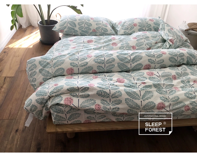 Bông chăn che đơn mùa xuân và mùa hè tươi bông quilt cover sinh viên duy nhất quilt cover 150 * 200 đôi 200 * 230