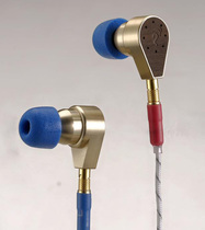 Gold titanium oBravo eamt-3a (aluminum alloy) pneumatic dynamic coaxial unit in-ear headphones