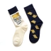 CARAMELLA Tính cách Simpson Cặp đôi Vớ bông tinh khiết Vớ nam và nữ Phim hoạt hình Ins Tide Socks Tất cả các mùa - Vớ sợi tre