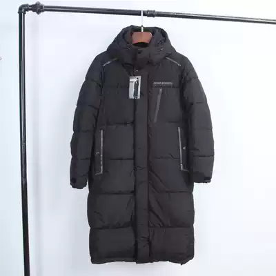 Foreign trade tail single men and women couples winter cotton coat long version over the knee thick padded jacket bread clothing warm and windproof