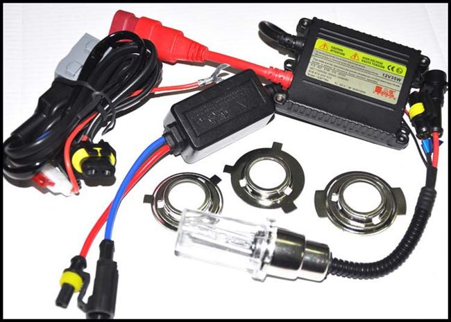 Xe tay ga Xenon sửa đổi siêu sáng 12 v55w off-road Đèn pha FIS WISP âm ỉ đèn siêu sáng cho xe máy