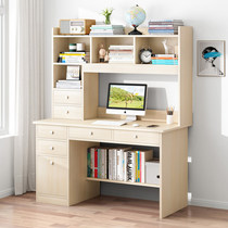 Desk bookcase one small room with chair student home small bedroom simple desk storage artifact desktop