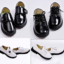 Childrens Day Stage Boys Performance Student Kindergarten Little Boy Inron Wind Black Performances Shoes Leather Shoes
