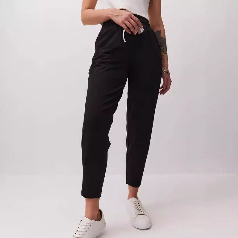 Amazon Ozon Cross-Border Women's Sports Pants with Pockets, High-Waisted Fitness Slim-Fit Jogging Pants, Casual Pants Amazon Ozon Cross-Border Women's Sports Pants with Pockets, High-Waisted Fitness Slim-Fit Jogging Pants, Casual Pants