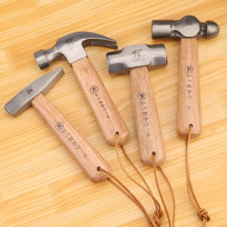 Japan Xu Fukuoka Octagonal Hammer Stone Hammer Wooden Handle For Home Hammer Mini Hammer Solid Wood Short Handle Hand Nail Hammer
