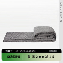 Lanpint Home Brief Modern Decent Board Room Home Soft-mounted Bed Pint Grey Overnight Bow Graphic Quilted Cotton Cover Quilt