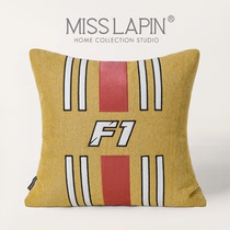 Lanpint Home Original design Childrens room-like room for boys room F1 racing themed sofa leaning on pillows