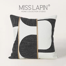 Lantly-like inter-board light extravagant pillow modern home living room sofa leaning on pillowy hotel famous black and white grey soft packed room pillows