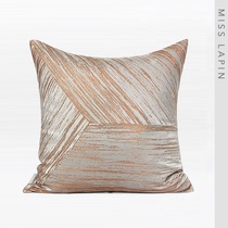 Lanpin home model room bedside cushion pillow pillow case Modern simple orange irregular three square pillow