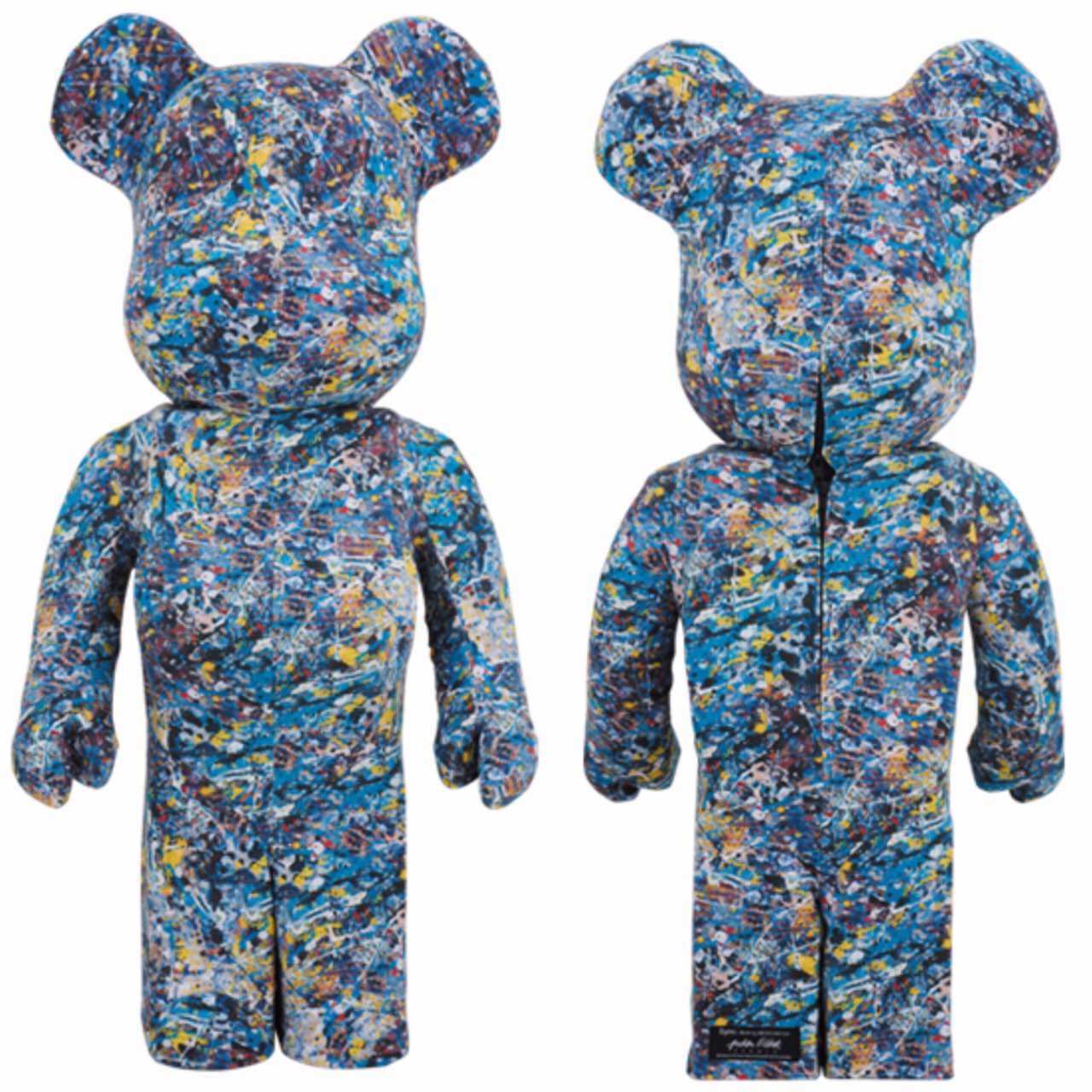 jackson pollock bearbrick 1000