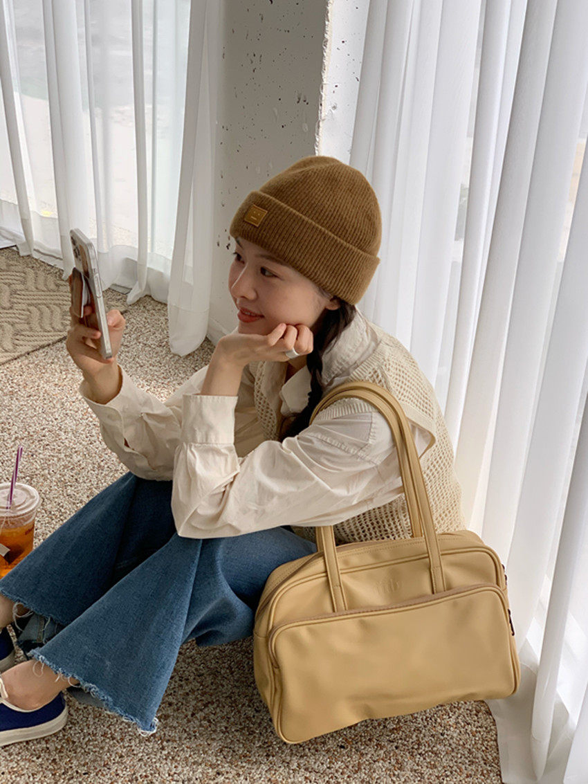 Fattening homemade this year Pop bags women's large capacity South Korea Ins small crowdclass casual 100 lap single shoulder big bag