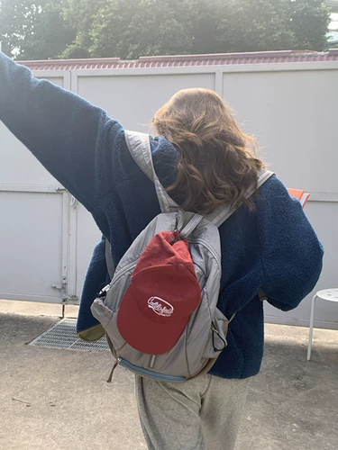 肥肥自制 Брендовая сумка через плечо, вместительный и большой рюкзак, коллекция 2023, в корейском стиле, Южная Корея, подходит для студента