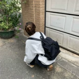 Рюкзак, сумка на одно плечо, летняя брендовая универсальная черная сумка через плечо, в корейском стиле, Южная Корея