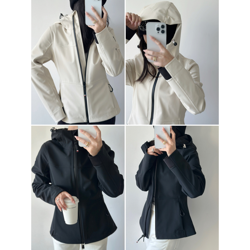 Lubaby [High-End Sports] Heavyweight Hot Item ~ Slim-Fitting Waist-Cinching Style Zippered Hooded Outdoor Ski Jacket