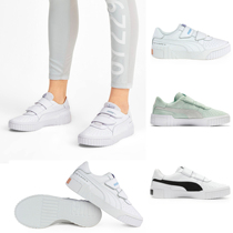 American PUMA PUMA Cali x SG joint Velcro thick sole with dimension Ladies Board Shoes