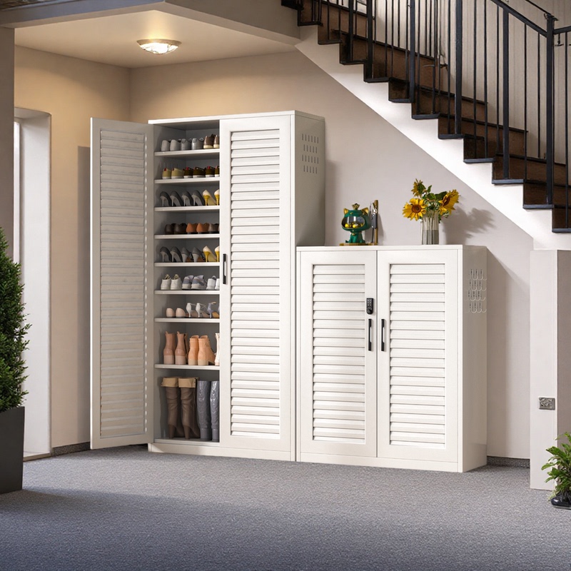 Shoe Cabinet for Home Entrance, Integrated Wall-Mounted Narrow Shoe Rack for Small Doorway, 2026 New Model Storage Cabinet