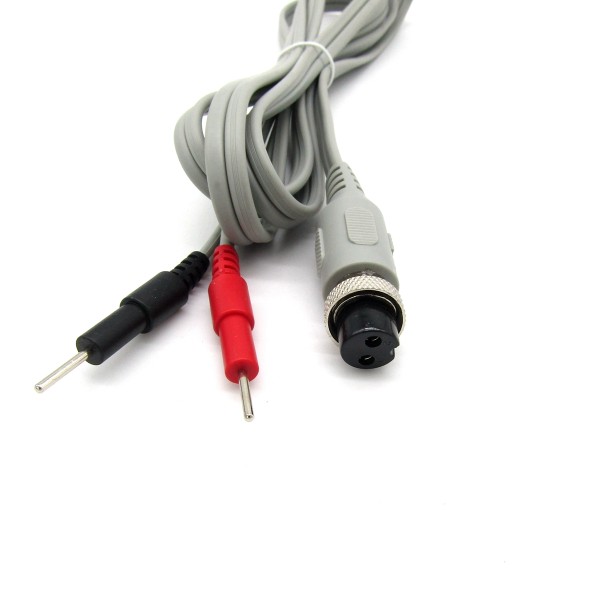 Double plug wire computer intermediate frequency physiotherapy directional penetration medicine ZP-A5 A8A9 ZP100C output line 2 core small black clip line