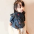 2019 bé gái mùa xuân mới retro hoa đứng cổ áo phiên bản Hàn Quốc của áo sơ mi búp bê nữ sơ mi nữ áo sơ mi thủy triều bexinhshop shop Áo sơ mi