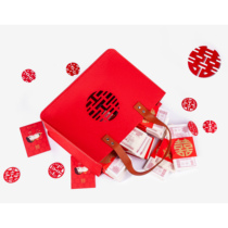 Wedding handbag return gift box gift packaging bag wedding hand gift bag felt happy word candy bag